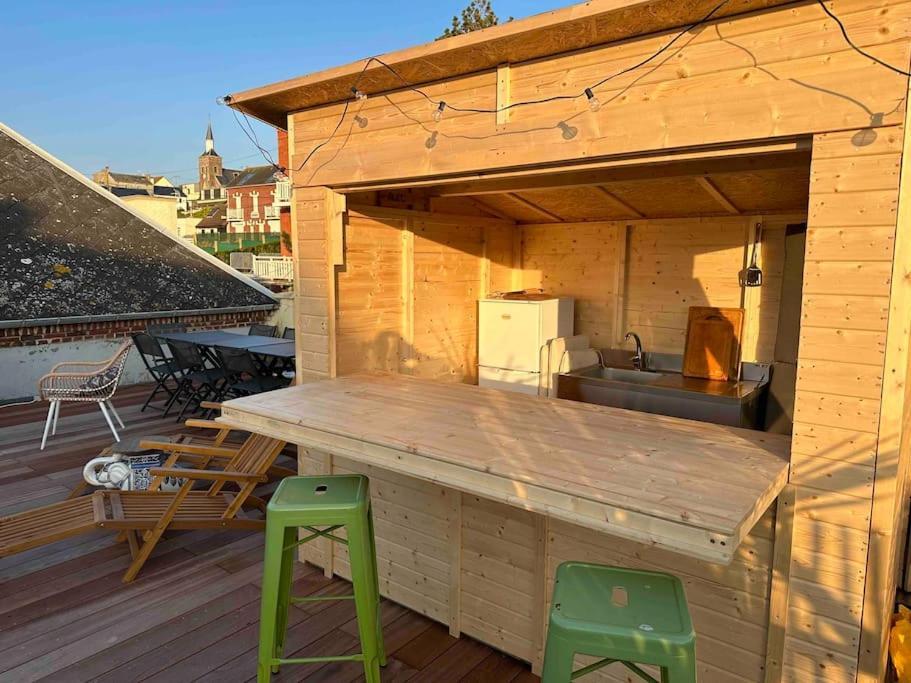 La Terrasse D'Ault Apartamento Exterior foto